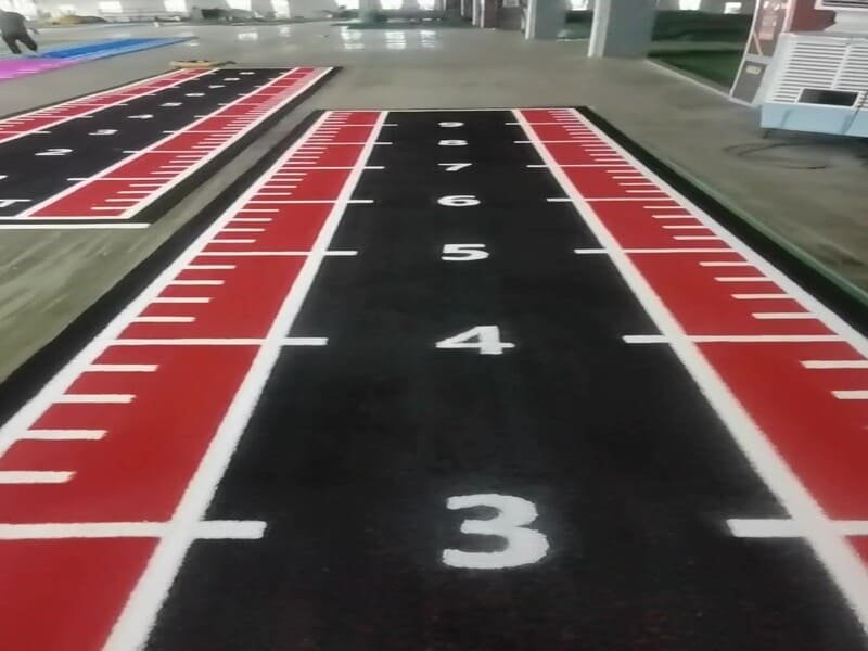 Performance matrix chart for gym turf durability vs density